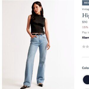 Abercrombie & Fitch, High Rise 90s Relaxed Jean